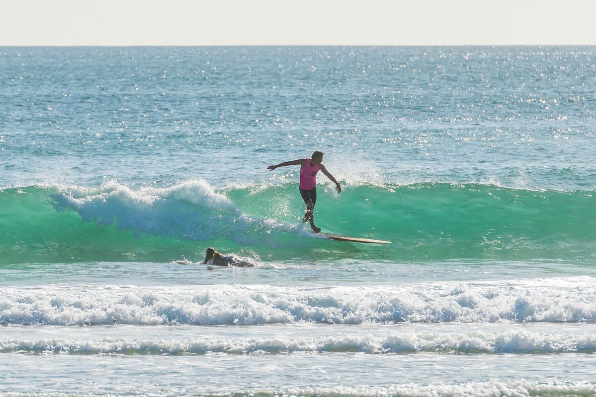 Easier days down the south end of the beach, Mangawhai surf spot, Northland East, New Zealand.